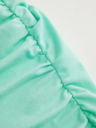 U-neckline Ruched Cami Top