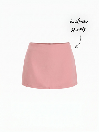 Satin Low Rise Bodycon Mini Skirt