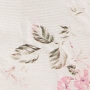 Jacquard Floral Halter Neckline Bowknot Bubble Hem Mini Dress