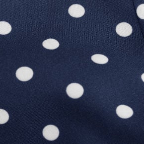 Polka Dot Boat Neck Ruffle Sleeve Knotted A-line Mini Dress