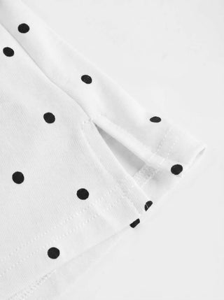 Cotton-blend Low Rise Slit Mini Skirt