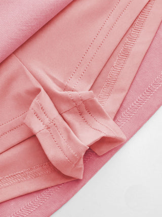 Cotton-blend Low Rise Slit Mini Skirt