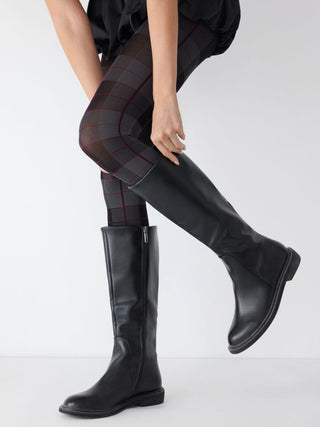 PLAID SHEER TIGHTS