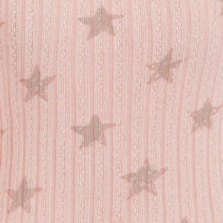 Textured Star Graphic Crop Top & Mid Rise Drawstring Shorts Loungewear Set