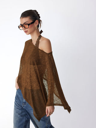 CLASSIC KNITTED CAPE