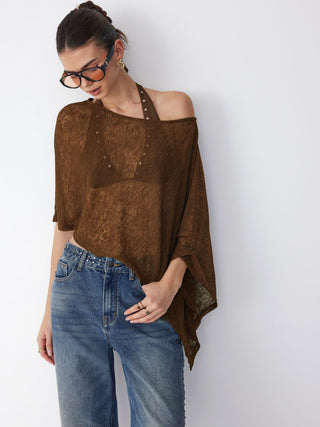 CLASSIC KNITTED CAPE