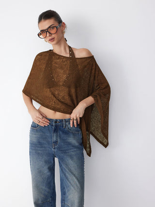 CLASSIC KNITTED CAPE