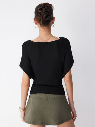 Knit Wool-blend Cowl Neck Draped Ruched Top