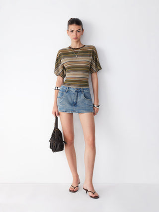 Round Neckline Tee