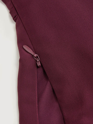 Chiffon V-neck Ruffle Sleeve Pleated Tie Back Blouse