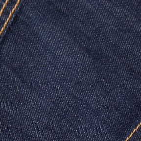 Solid Wave Trim Jean Shorts