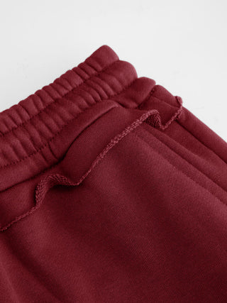 Terry Mid Rise Lettuce Trim Wide Leg Capri Sweatpants