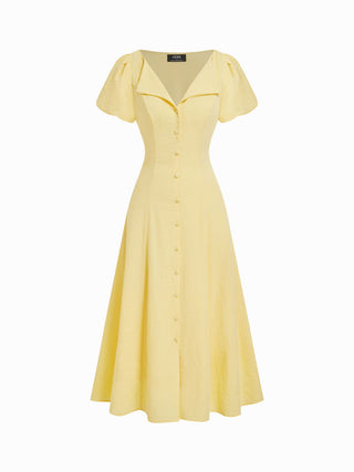Cotton-blend Striped Ruched Tie Back Maxi Dress