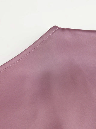 Boat Neck Batwing Sleeve Tie Back Top
