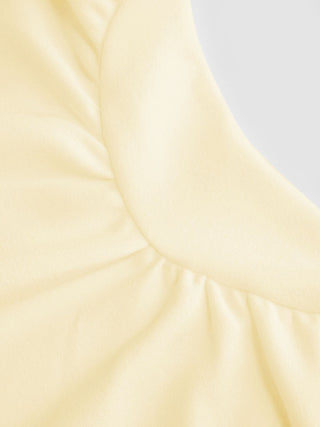 Scoop Neck Ruched A-line Tank Mini Dress