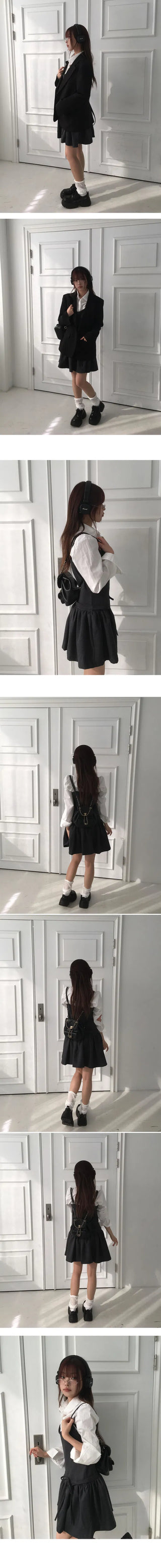Semi-overfit single blazer jacket jk - 4 colors