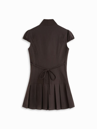 That's Classified Double-Breasted Stripe Dress