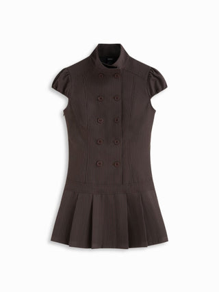 That's Classified Double-Breasted Stripe Dress