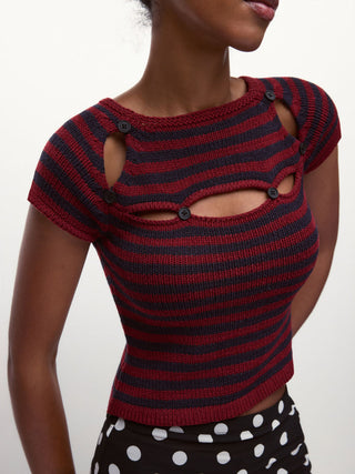 Something To Say Cutout Top