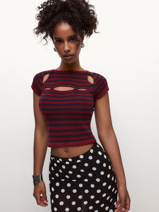 Something To Say Cutout Top