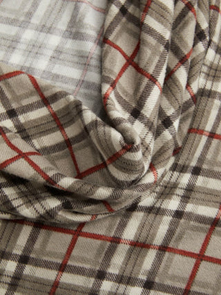 Talk To You Later Plaid Top