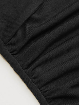 Asymmetrical Neck Ruched Cami Top