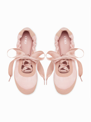 BOWKNOT LACE-UP SNEAKERS