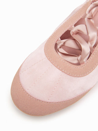 BOWKNOT LACE-UP SNEAKERS