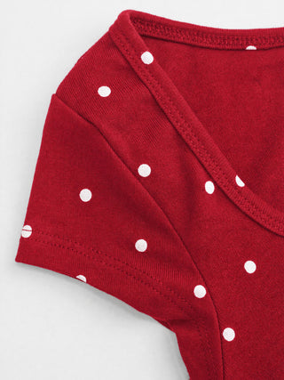 Scoop Neckline Ruched Cap Sleeve Top