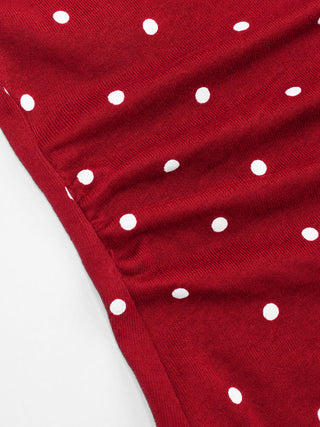 Scoop Neckline Ruched Cap Sleeve Top