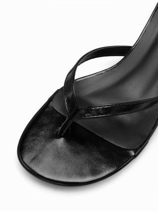 FLIP-FLOP KITTEN HEELED SANDALS