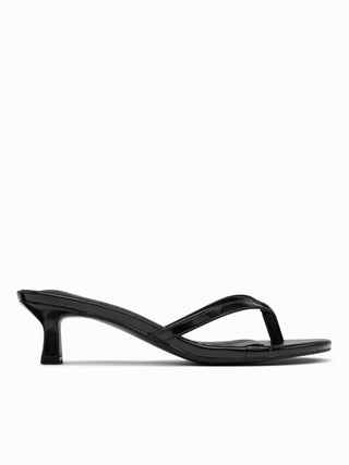 FLIP-FLOP KITTEN HEELED SANDALS