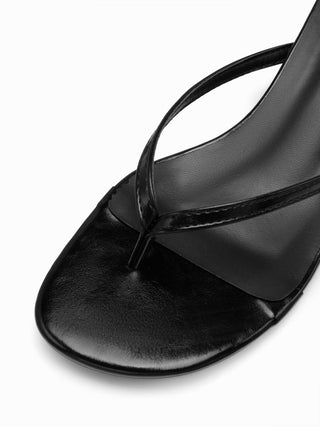 FLIP-FLOP KITTEN HEEL SANDALS