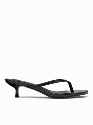 FLIP-FLOP KITTEN HEEL SANDALS