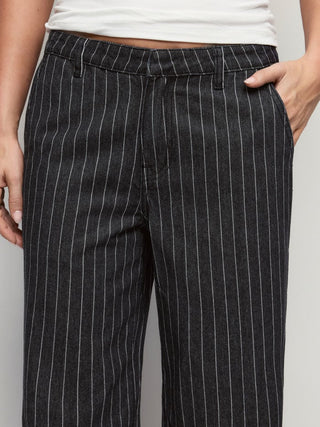Denim Low Rise Washed Metal Detail Wide Leg Jeans