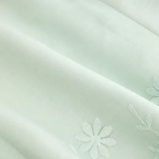 Broderie Anglaise Square Neck Ruffle Hem A-line Mini Dress