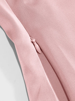 Satin V-Neck Ruched Bowknot Tank Blouse