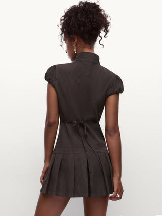 That's Classified Double-Breasted Stripe Dress