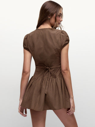 Always Pick Dare Plaid Dress