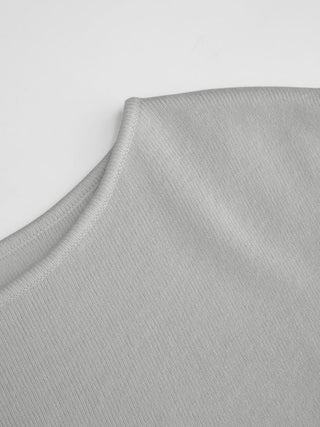 Knit Boat Neck Vest With Belt
