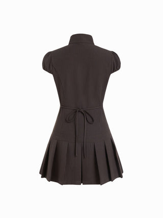 That's Classified Double-Breasted Stripe Dress