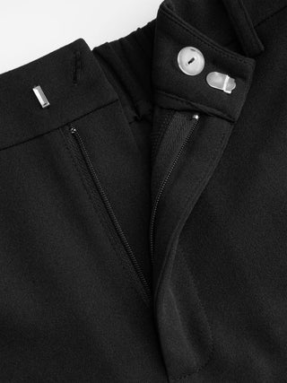 Peplum Bandeau Top & Mid Rise Straight Leg Trousers Set