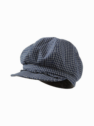 PLAID BAKER BERET HAT
