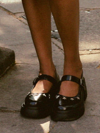 STAR STUDDED LOAFERS