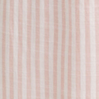 Cotton-blend Stripe Drawstring Ruffle Hem Tank Top & Low Rise Drawstring Trousers Loungewear Set