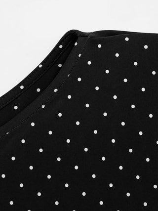 Boat Neck Short Sleeve Ruched A-line Mini Dress