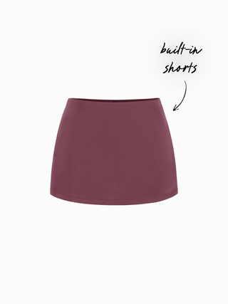 Satin Low Rise Bodycon Mini Skirt