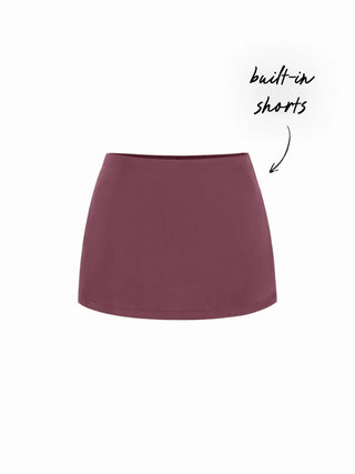 Satin Low Rise Bodycon Mini Skirt