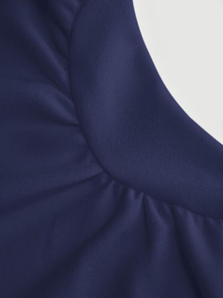 Scoop Neck Ruched A-line Tank Mini Dress