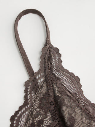 Satin V-Neck Lace Panel Mermaid Maxi Dress